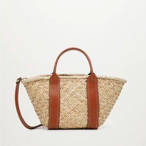 Mango Woven Basket Bag